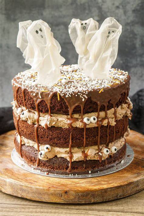 Schritt-für-Schritt-Anleitung Halloween Torte