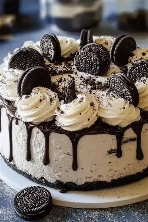 Schritt-für-Schritt-Anleitung Oreo Kuchen
