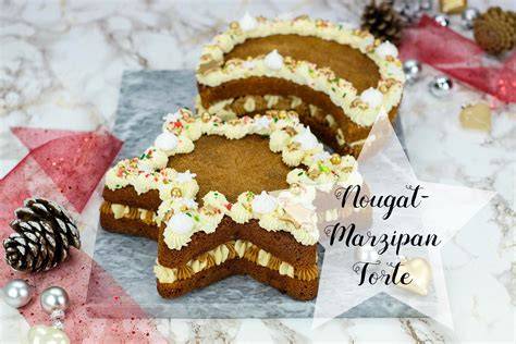 Schritt-für-Schritt-Anleitung Schichten einer Nougat-Marzipan-Torte