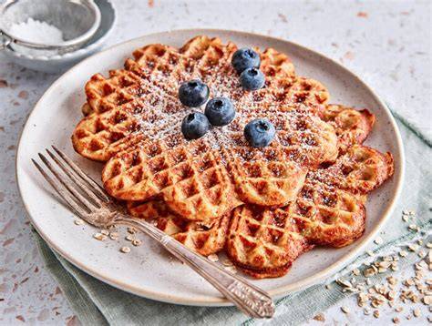 Schritt-für-Schritt-Anleitung für Belgische Waffeln mit Haferflocken