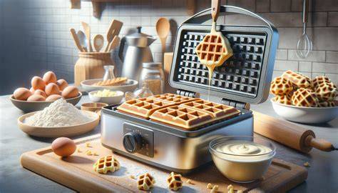 Schritt-für-Schritt-Anleitung knusprige Proteinwaffeln im Waffeleisen