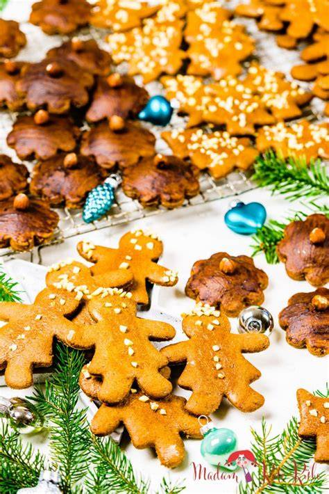 Schritt-für-Schritt-Foto vom Lebkuchenteig bis zum fertig gebackenen Lebkuchen