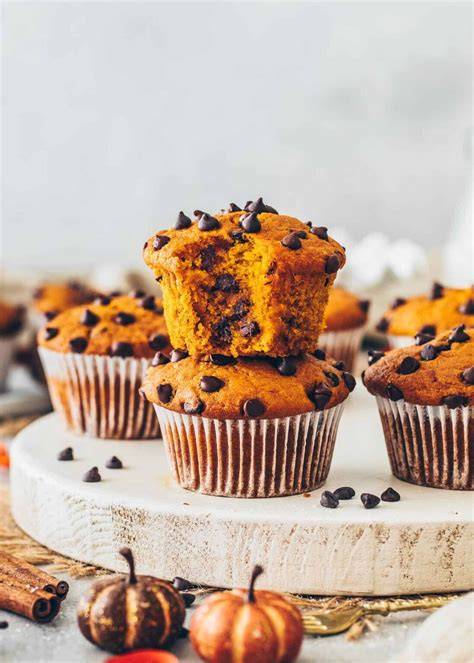 Schritt-für-Schritt-Fotoanleitung für vegane Kürbis-Schoko-Muffins