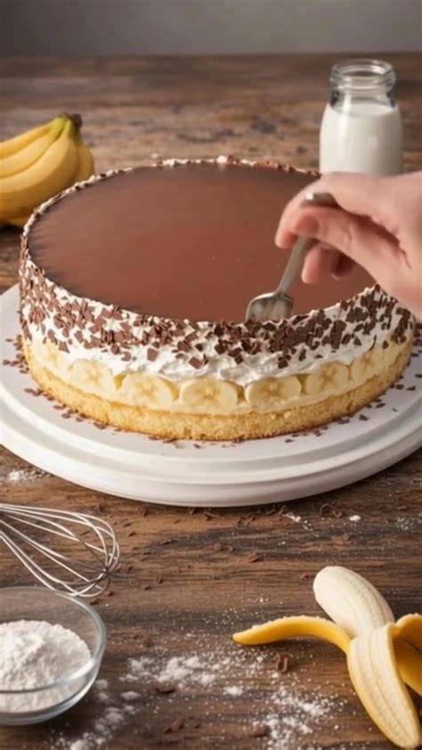 Schritt-für-Schritt-Fotoreihe: Boden, Füllung, Backen, Auskühlen, Servieren