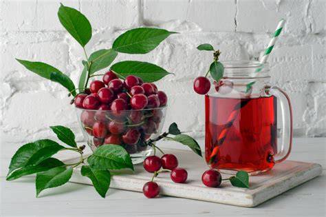 Schritt-für-Schritt-Fotos: Kirschsaft binden und Kirschen unterheben