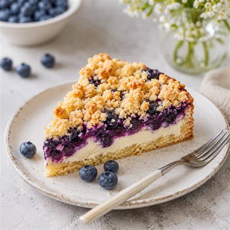 Schritt-für-Schritt-Fotos: Streusel mischen, Creme verstreichen, Streusel aufstreuen