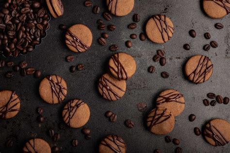 Schritt-für-Schritt-Grafik: Gefüllte Kaffee-Kakao-Plätzchen