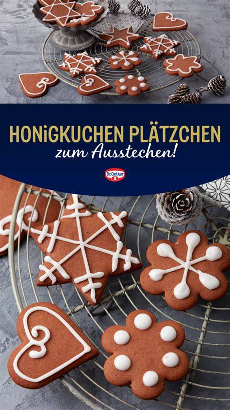 Schritt-für-Schritt-Grafik: Puderzuckerguss anrühren und Honigplätzchen verzieren