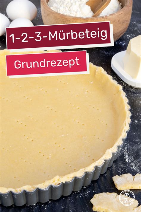 Schritt-für-Schritt-Infografik: Mürbeteig, Eischnee, Backen mit Wasserschale