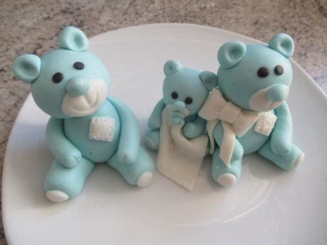 Schritt-für-Schritt-Infografik: Modellieren eines Fondant-Teddys