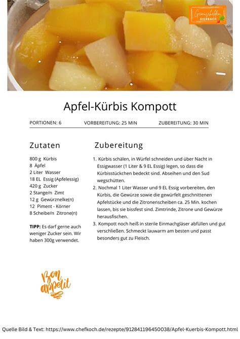 Schritt-für-Schritt-Infografik: Vom Apfel zum Kompott, dazu Vanillesauce