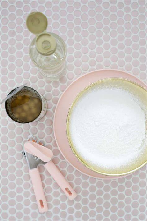 Schritt-für-Schritt-Infografik Royal Icing Herstellung