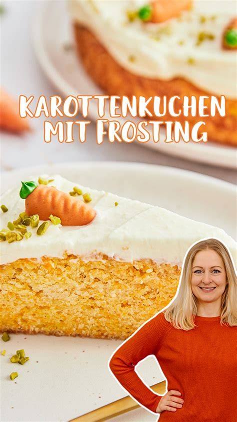 Schritt-für-Schritt-Kollage: Raspeln, Rühren, Backen, Frosting
