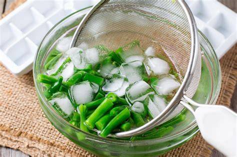 Schritt-für-Schritt-Schema: Blanchieren, Schneiden, Kochen, Abfüllen