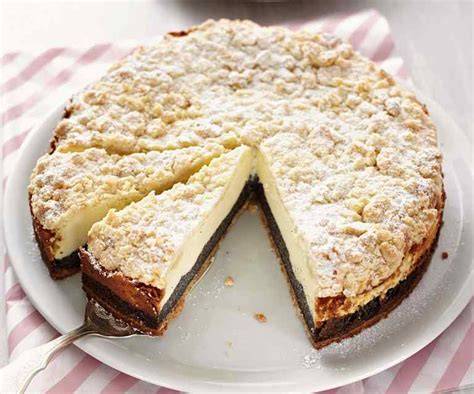 Schritt-für-Schritt-Zubereitung Streusel Mohn Käsekuchen