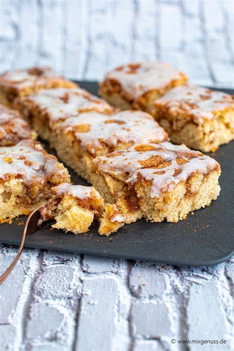 Schritt-für-Schritt-Zubereitung Zimtschnecken Blechkuchen im Thermomix