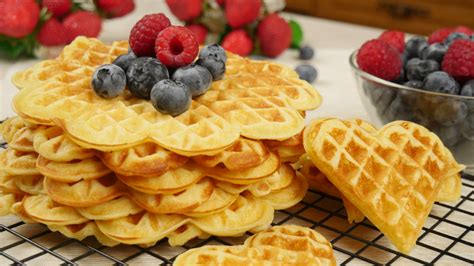 Schritt-für-Schritt-Zubereitung glutenfreier Waffeln