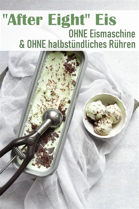 Schritt-für-Schritt-Zubereitungsschritte After Eight Eis