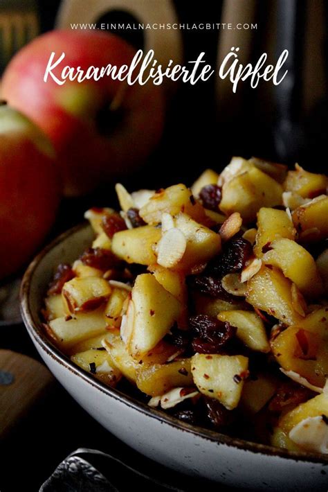Schritte: Äpfel karamellisieren und kochen