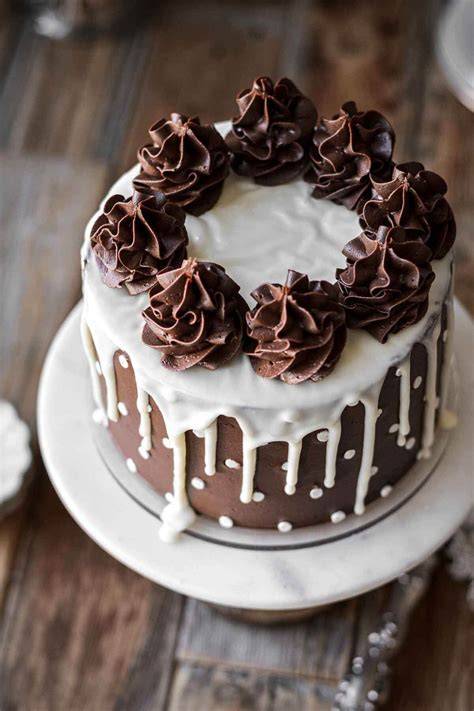 Schritte zur Ganache Herstellung für Drip Cake