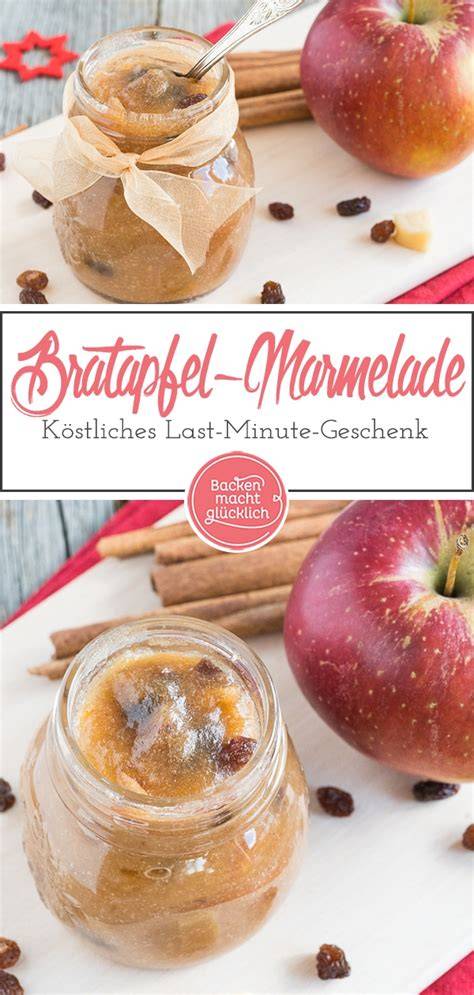 Schritte zur Zubereitung von Bratapfelmarmelade mit Marzipan