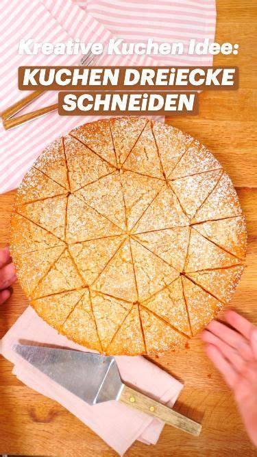 Schrittfolge: Teigschichten, Dreiecke schneiden, weiße Schokolade verzieren