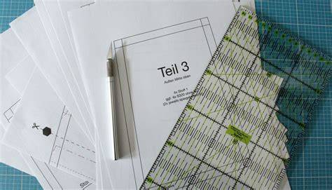 Schrittgrafik: Gitterstreifen zuschneiden und gitterförmig auflegen
