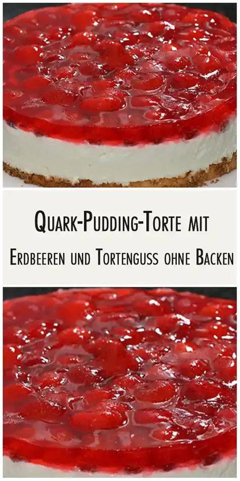 Schrittweise Infografik: Mürbeteig, Pudding, Erdbeeren, Tortenguss, Kühlung, Dekor