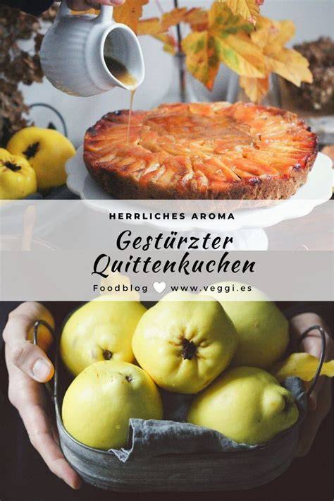 Schrittweise Verarbeitung und Vorbereitung der Quitten für Kuchen
