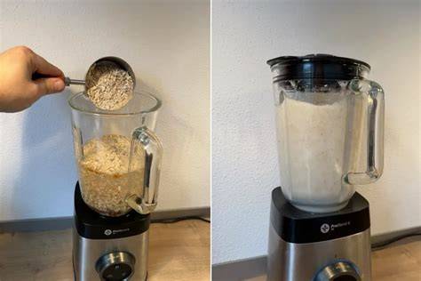 Schrittweise Zubereitung im Mixer