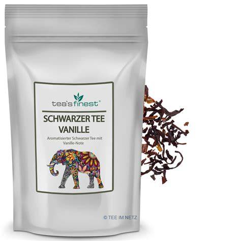 Schwarzer Tee mit Kluntje Kandis und Vanille