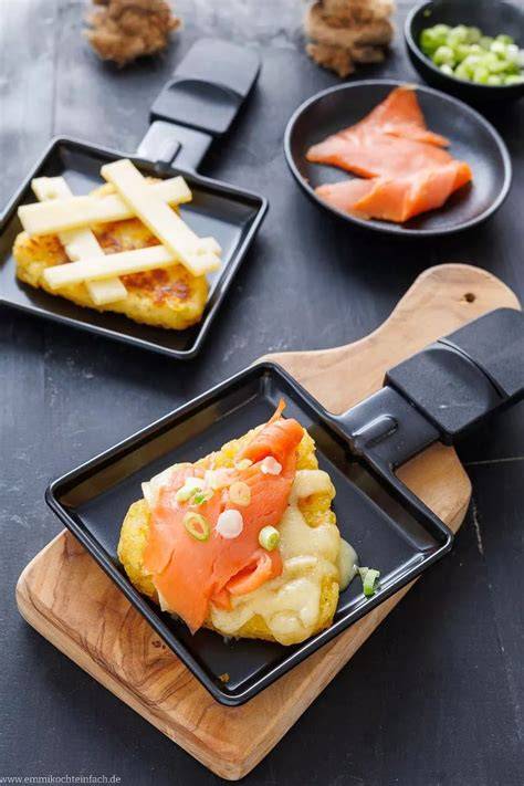 Schwarzwälder Raclette Pfännchen mit Raspelschokolade