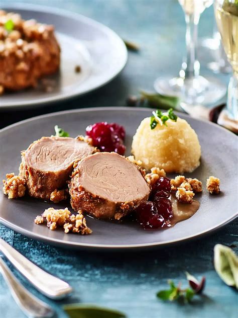 Schweinefilet mit Pflaumenmarmelade