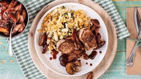 Schweinefilet mit Zwetschgensoße