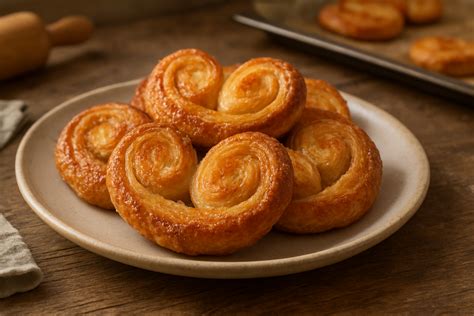 Schweineohren auf Backblech, knusprig und karamellisiert