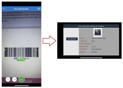 Screenshot: Barcode-Scanner in einer Ernährungs-App
