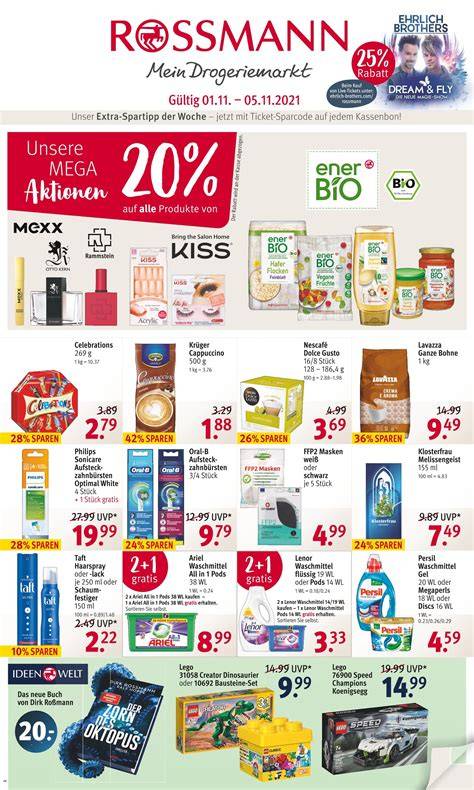 Screenshot: Rossmann Angebote und Filialfinder