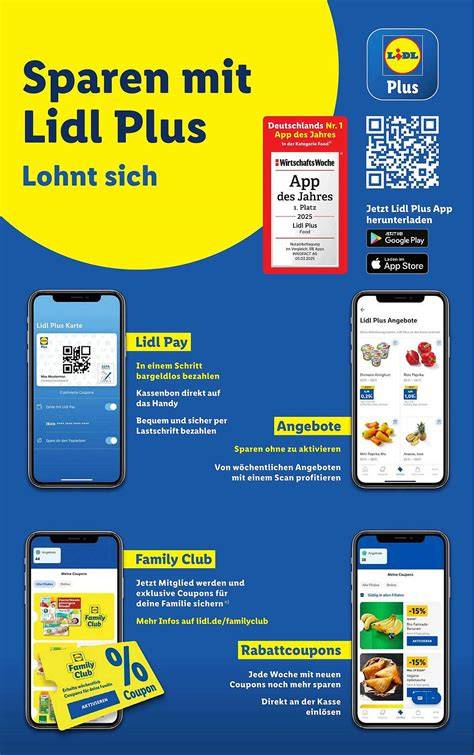 Screenshot-Mockup: Lidl Plus App mit Torten-Coupons