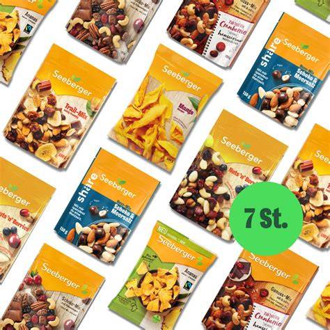 Seeberger Schokoladen-Snacks Vielfalt
