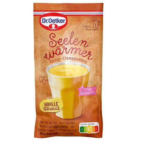 Seelenwärmer Pudding Vanille in Tasse