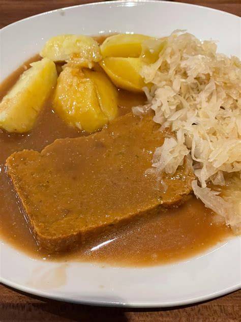 Seitanbraten mit knuspriger Oberfläche