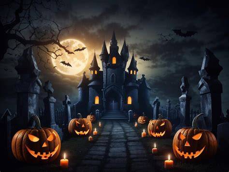 Selbstgebackene Grabsteinkekse und gruselige Keksfiguren auf Halloween-Friedhof