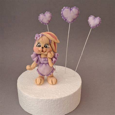 Selbstgemachte Fondantfiguren lagern