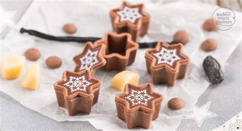 Selbstgemachte Pralinen aus Kuvertüre und Gewürzen