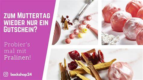 Selbstgemachte Pralinen und DIY-Geschenke für Muttertag