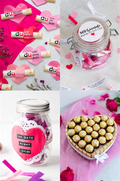 Selbstgemachte Pralinen und kreative Verpackung zum Valentinstag