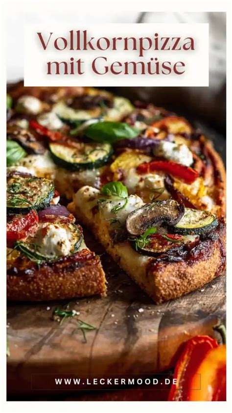 Selbstgemachte Vollkornpizza