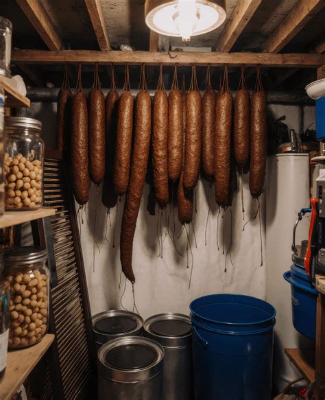 Selbstgemachte Vorräte im Keller