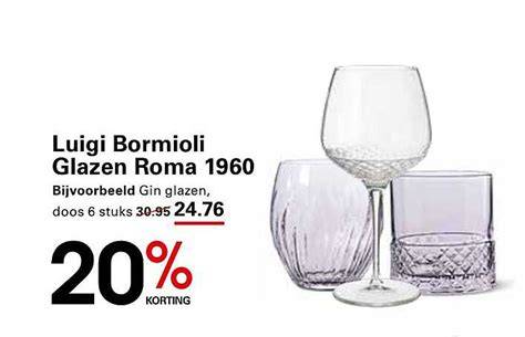 Serie von Luigi Bormioli „Roma 1960“ Gläsern im Vintage Design