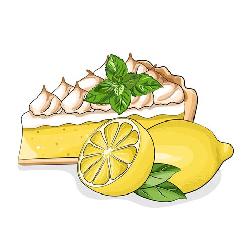 Servieridee: Limetten-Joghurt-Torte mit Baiser und Minze